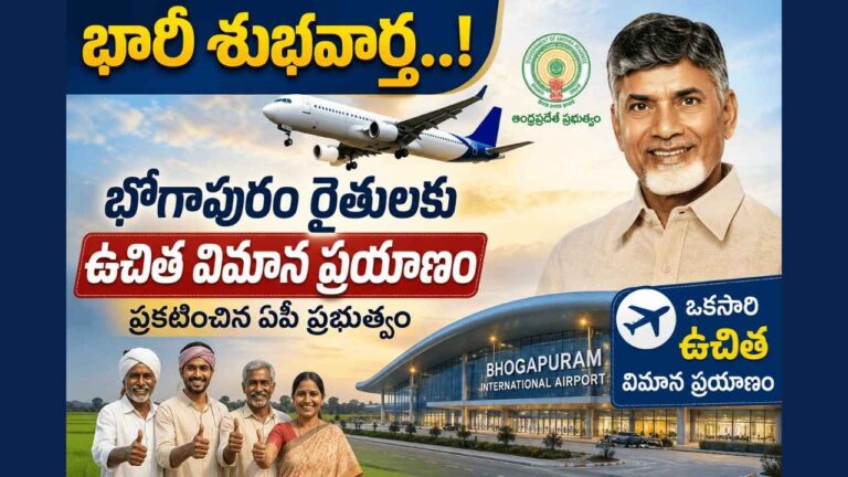 ap-government-free-flight-for-bhogapuram-farmers