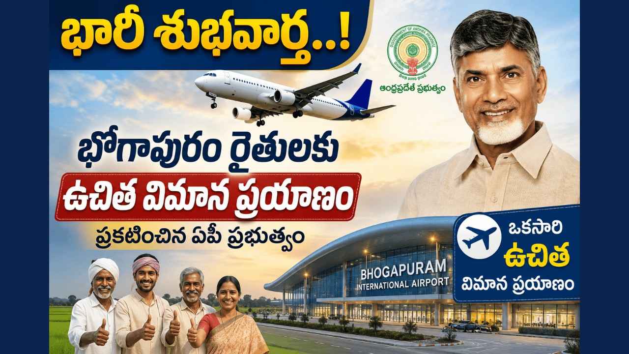 ap-government-free-flight-for-bhogapuram-farmers