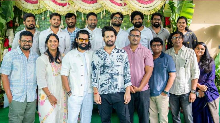 alias-rukmini-pooja-ceremony-nithiin-new-movie