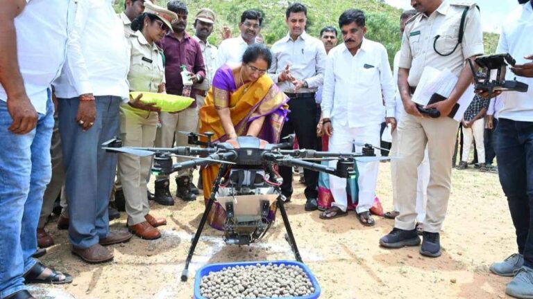Ap seed ball sowing
