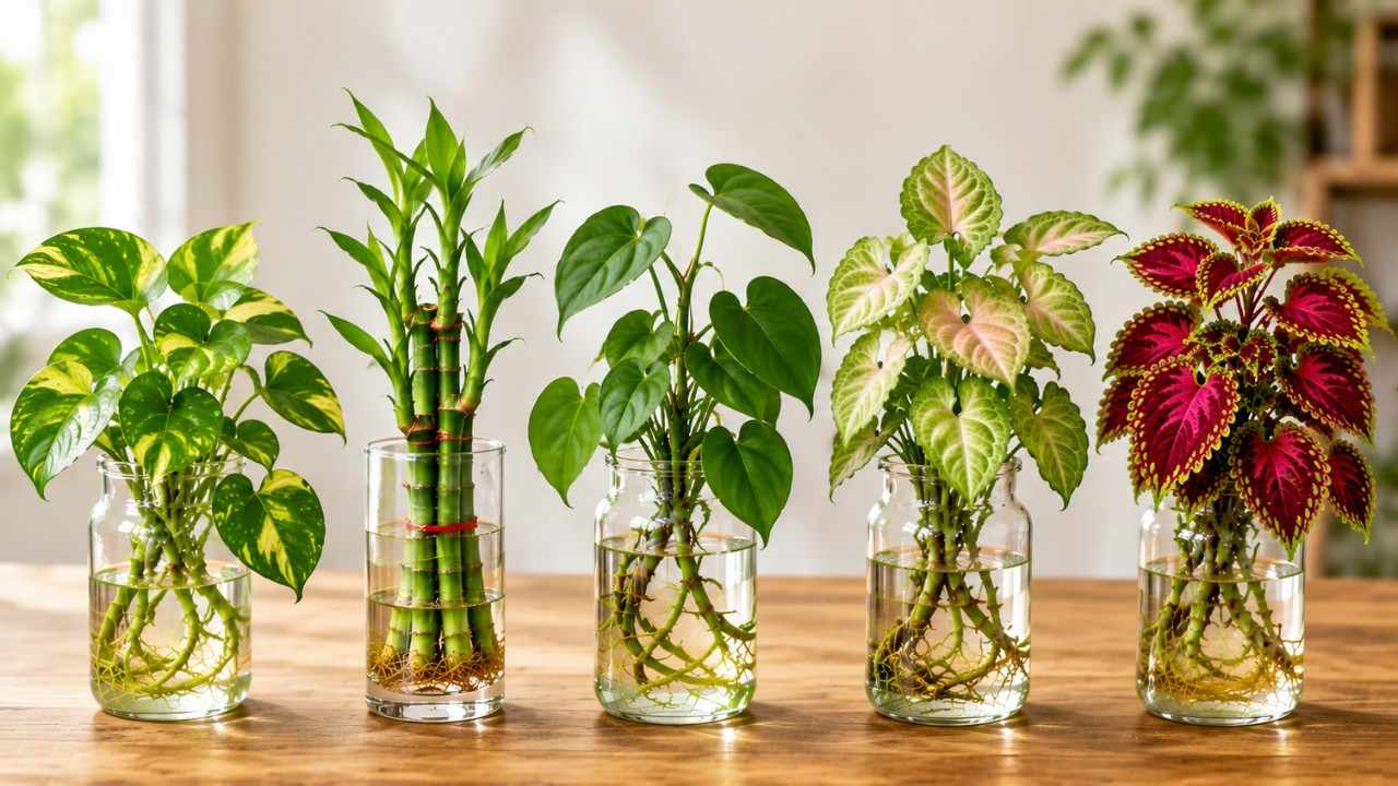 Indoor plants that grow in water without soil