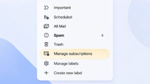 Manage Subscription