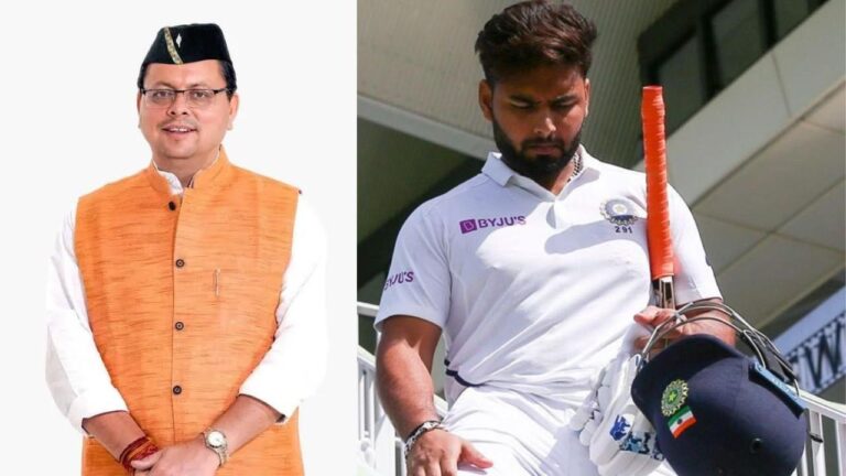 rishabh-pant-requests-pushkar-singh-dhami-for-land-in-uttarakhand