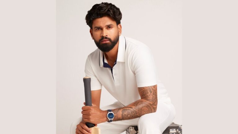 Shreyas Iyer Baume Mercier Friend of the maison