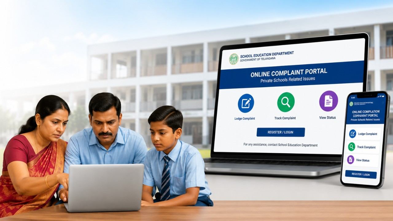Telangana Private School Online Complaint Monitoring System